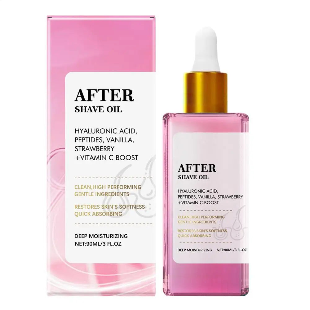90ml Strawberry Vanilla After Shave Oil Women For Smooth Skin Moisturizes Soft Serve Shave Oil Trul y After Shave Oil For Armpit