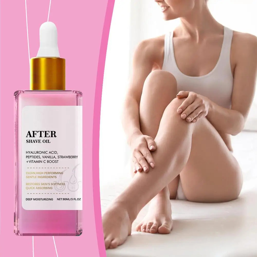 90ml Strawberry Vanilla After Shave Oil Women For Smooth Skin Moisturizes Soft Serve Shave Oil Trul y After Shave Oil For Armpit