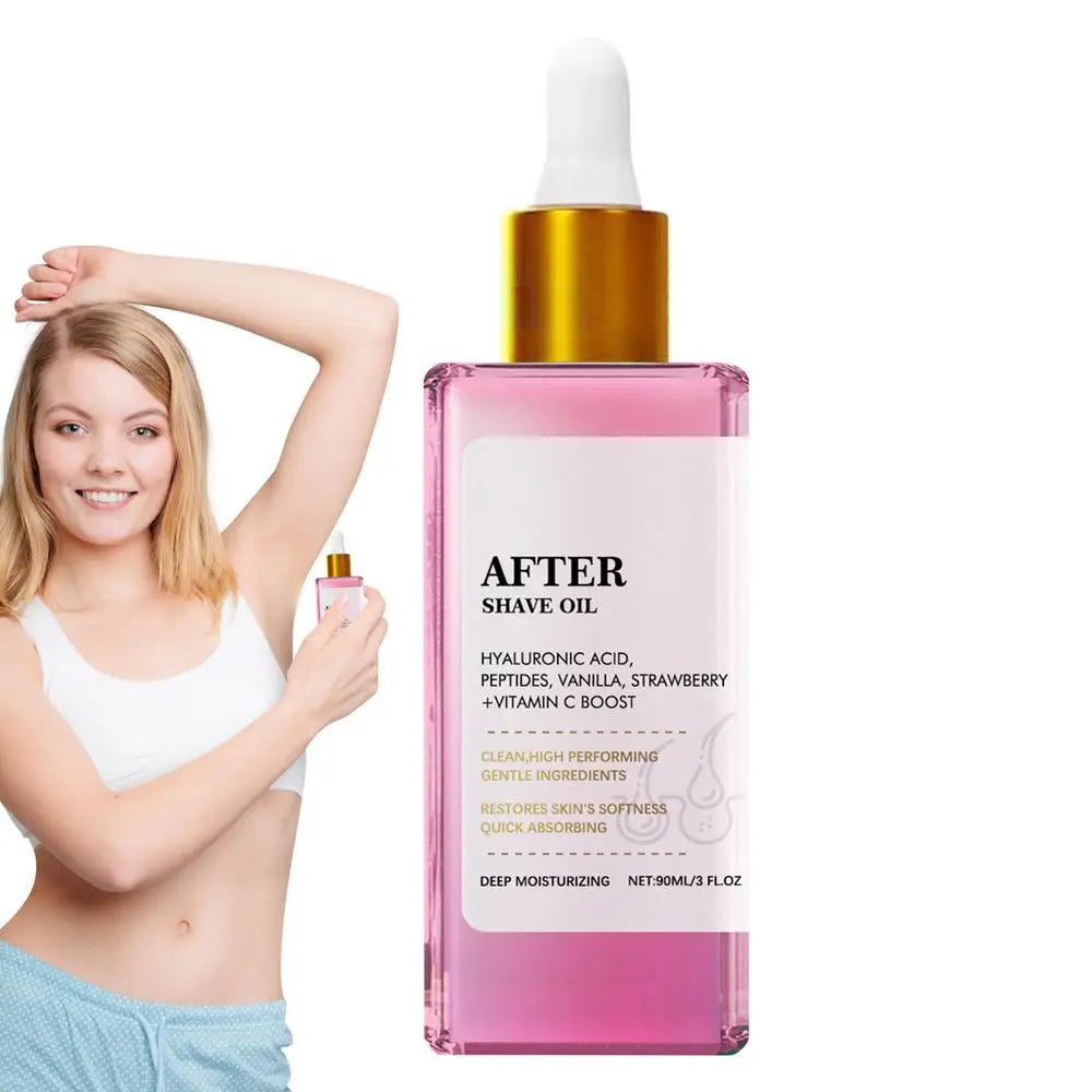 90ml Strawberry Vanilla After Shave Oil Women For Smooth Skin Moisturizes Soft Serve Shave Oil Trul y After Shave Oil For Armpit