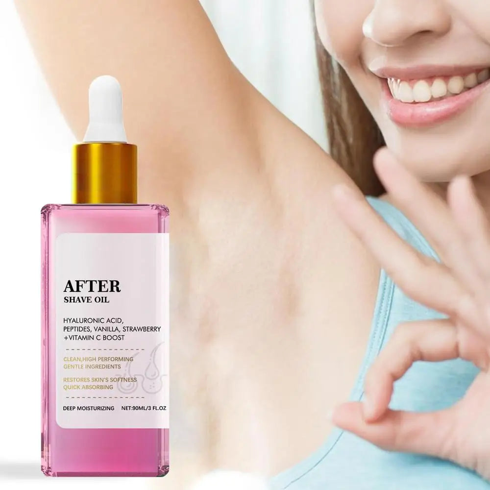 90ml Strawberry Vanilla After Shave Oil Women For Smooth Skin Moisturizes Soft Serve Shave Oil Trul y After Shave Oil For Armpit